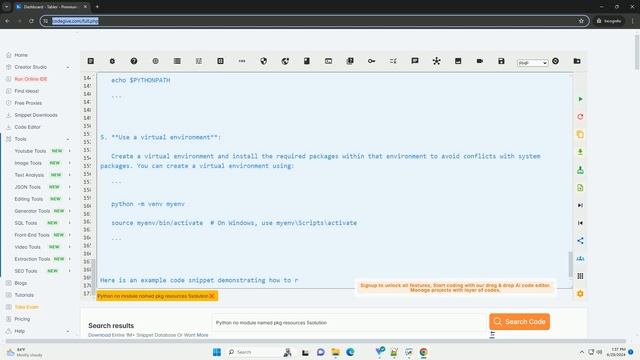 Python no module named pkg resources 5solution смотреть онлайн