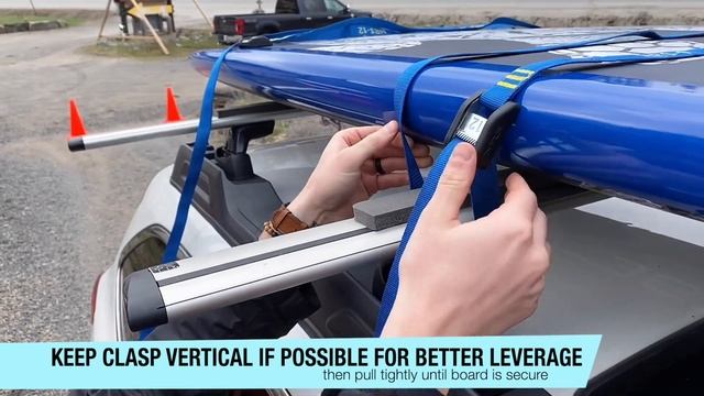 How to Tie Down a Paddleboard on a Roof Rack смотреть онлайн
