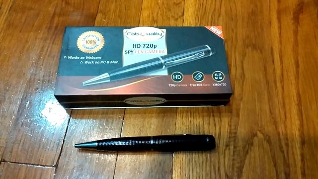 Spy Pen Camera TRUE VIDEO RESOLUTION 720p HD Review смотреть онлайн
