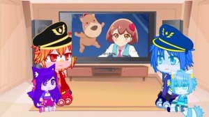 if poli roy kira and kawaii react to crimecatch policure. {ROBOCAR POLI}. °•gacha club•°