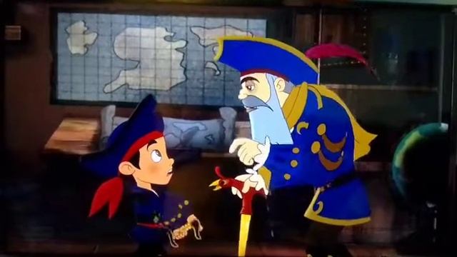 Capitán Jake y los piratas del país de nunca jamás el capitán coloso Disney Junior смотреть онлайн