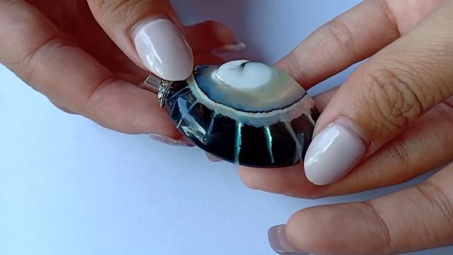 Sterling silver, Black Color, Nautilus, Shell Pendant SHP 150 смотреть онлайн