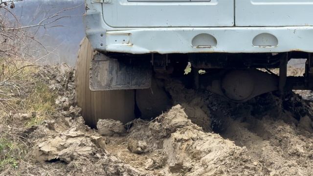 Газель 4х4 по бездорожью 1 часть