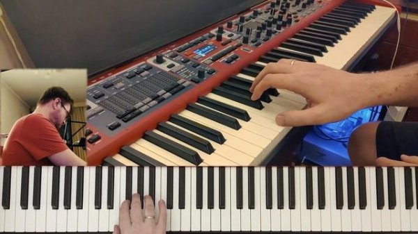 ГАММЫ. Видео-урок для начинающих. Аппликатура, упражнение для соединения двумя руками.