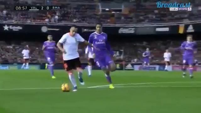 Валенсия 2-0 Реал Мадрид Гол Орельяна смотреть онлайн