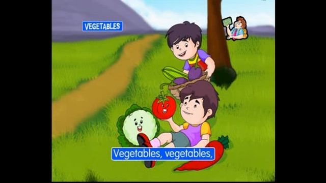 Vegetables Song - Popular English Nursery Rhymes With Lyrics смотреть онлайн