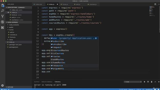Полное руководство NodeJS Урок 24 Регистрация роутов смотреть онлайн