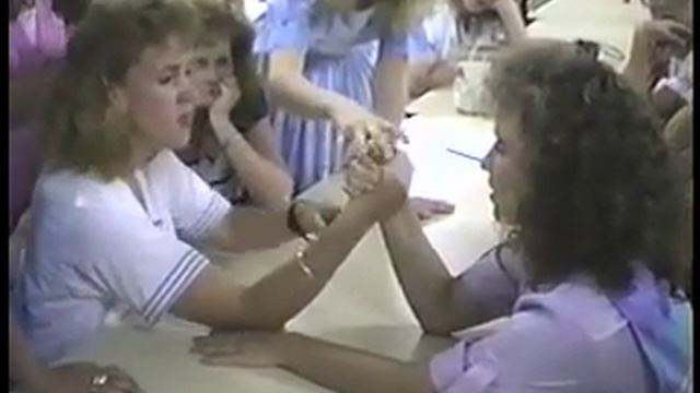 COG Youth Camp-Girls Arm Wrestling