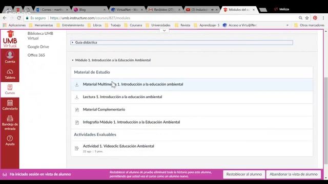 Inducción Canvas y Módulo 1. Educación Ambiental смотреть онлайн