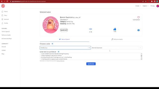 Uberduck AI | Free AI Voice Generator смотреть онлайн