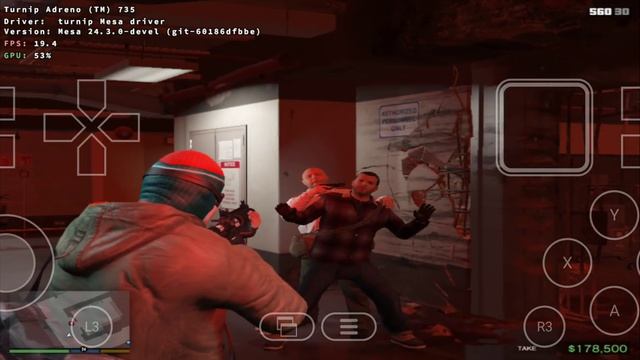 Grand Theft Auto V Gametest Poco F6 Winlator glibc 7.1.1 смотреть онлайн