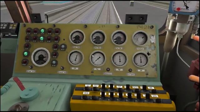 запуск и смена кабин ВЛ80к с Интро