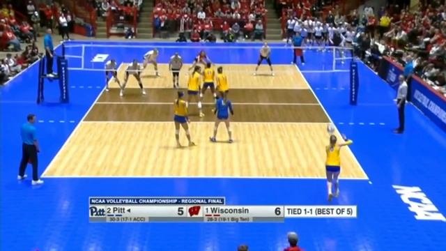 Pitt vs. Wisconsin: 2022 NCAA volleyball regional finals | FULL REPLAY смотреть онлайн