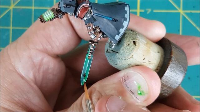 Paint-tech 22 - Painting Green Power Swords смотреть онлайн
