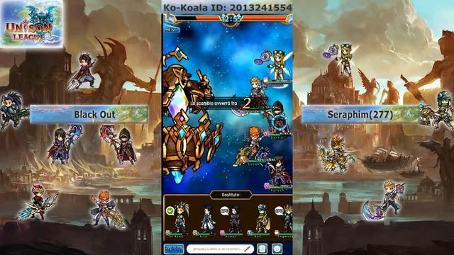 Unison League : Ko-Koala GB Black Out vs Seraphim(277) смотреть онлайн