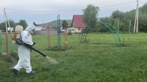 Как произвести обработку участка от клещей и комаров