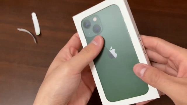 iPhone 13 mini green ただの開封動画 смотреть онлайн