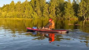 Путешествие на сапбордах к деревне