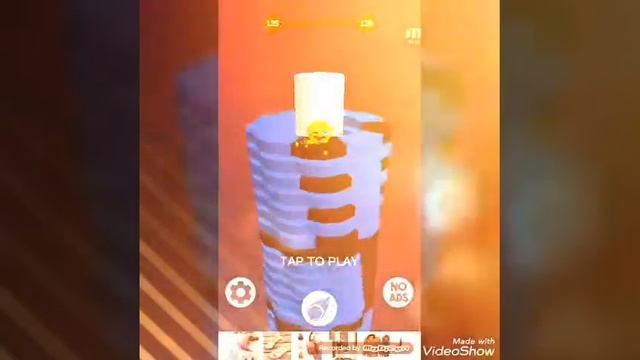 Играю в игру от создателей Helix jump смотреть онлайн