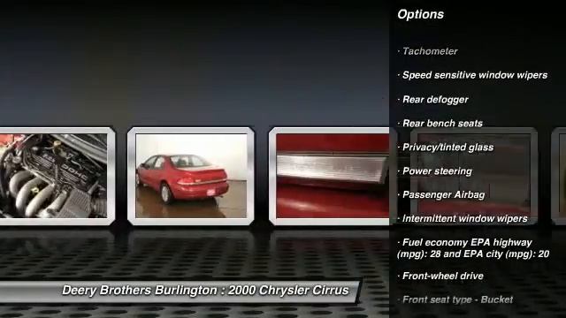 2000 Chrysler Cirrus - 4dr Car West Burlington IA 726273 смотреть онлайн