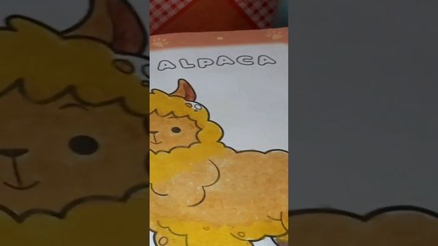 Mewarnai Hewan Alpaca #shorts #shortsvideo #coloringbook смотреть онлайн
