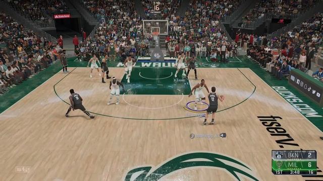 NBA 2K21 Next Gen: Giannis Splits Defenders With Euro Step смотреть онлайн