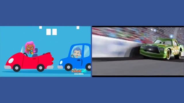 Wheels Go Round From Bubble Guppies Cars Music Video Side By Side смотреть онлайн