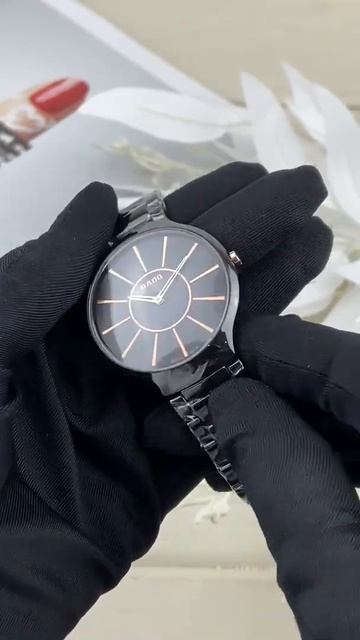 Rado True Thinline Ceramic Black-Silver смотреть онлайн