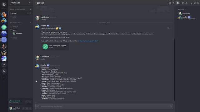 Comment ajouter un bot musique a son serveur Discord? Tuto en Français! смотреть онлайн