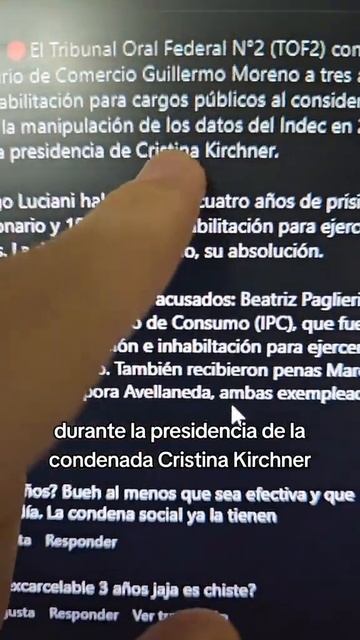 MORENO CONDENADO A 3 AÑOS DE PRISIÓN смотреть онлайн