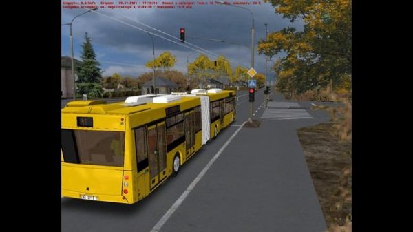 Omsi 2 Чистогорск 0.9 Маршрут 41 МАЗ 216.066