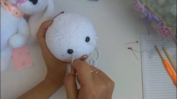 МК // Как связать ЗАЙКУ крючком // ГОЛОВА