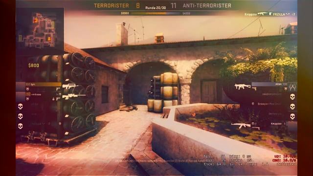 Inzane CS:GO 1ShotHeadshot with UMP from distance смотреть онлайн