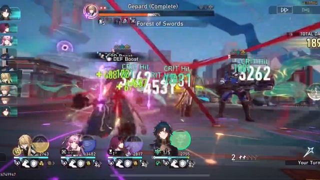 Gepard boss with Fu Xuan - Swarm disaster simulated universe plane 2 - Kafka Blade Luocha - Honkai смотреть онлайн