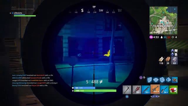 Fortnite BR: 50 v. 50 (New Thermal Scope AR too OP) смотреть онлайн