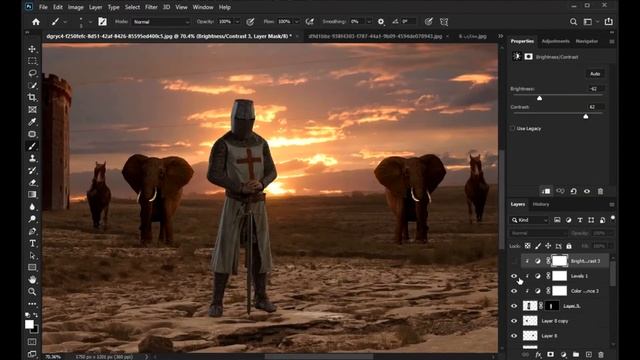 Real Chess Battle - Photoshop Speed Art смотреть онлайн