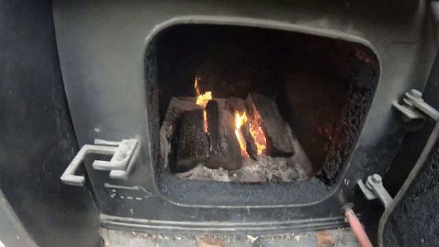 My Outdoor Wood Boiler / Wood Stove #review #Heatmor #Woodboiler #Firewood смотреть онлайн