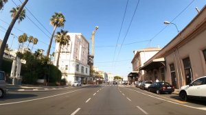 Из Вентимилья в Сан-Ремо, Италия! Автомобильная экскурсия по улицам! 4k 30fps UHD