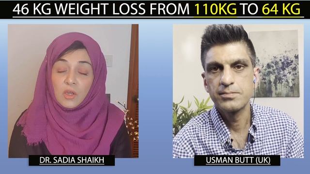 Weight Loss Transformation: From 110 to 64 KG | Dr. Sadia Shaikh | Usman Butt смотреть онлайн