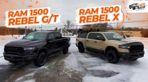 Что купить, Ram 1500 Rebel X или Ram 1500 Rebel G/T? Выбираем лучшую комплектацию 2025 Ram Rebel