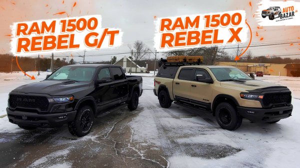 Что купить, Ram 1500 Rebel X или Ram 1500 Rebel G/T? Выбираем лучшую комплектацию 2025 Ram Rebel