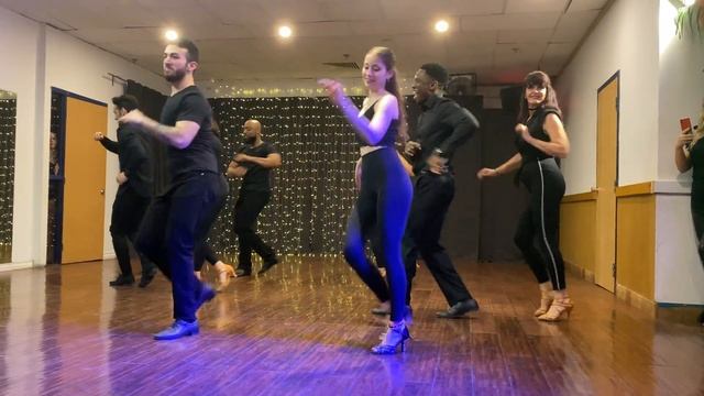 Salsa Choreo at the San Tropez Bailamos Spring Fever Night on April 15 2022 смотреть онлайн