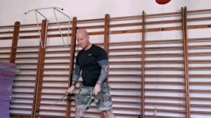 Indian Clubs Hungary - Military 10 / Military indian club exercise with sai & knife by Tamas