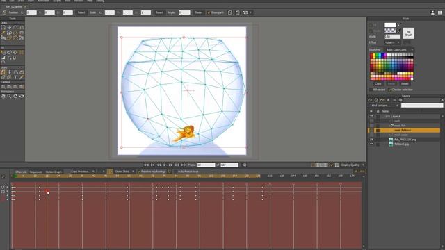 Moho Pro 12 - Mesh over path over mesh over image... tutorial смотреть онлайн