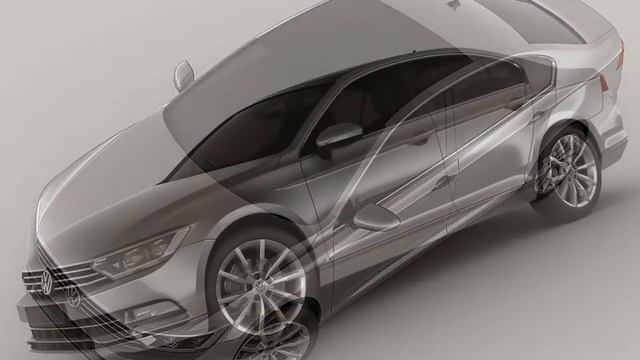 3D Model VW Passat 2015 at 3DExport.com смотреть онлайн