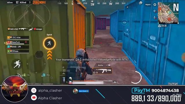 Hydra | alpha killed by GODLEVEL CAMPER | alpha playing first time on mobile смотреть онлайн