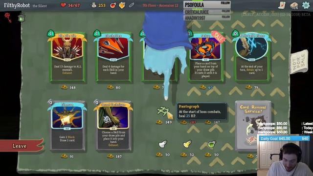 Filthy Tries: Slay the Spire (EA) Game 41 Silent Ascension 12 Part 1 смотреть онлайн