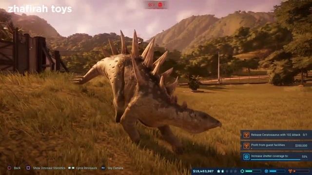 Triceratop Vs Ceratosaurus Chungkingosaurus | Jurassic World Evolution смотреть онлайн