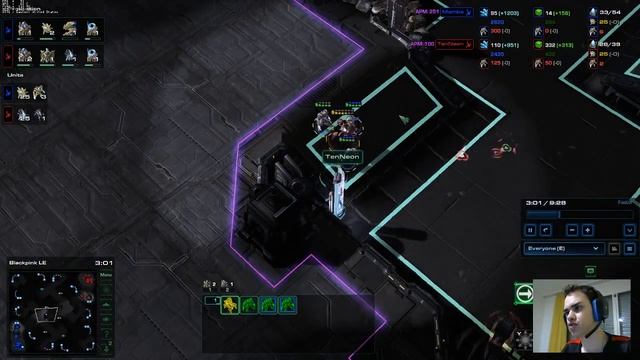 Protoss-Okko-Style #101: TenNeon(P), Chargelot-Archon-Immortal смотреть онлайн