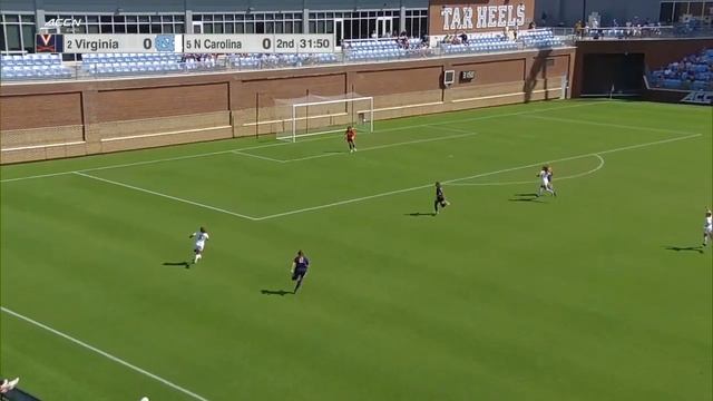 UNC Women's Soccer: Tar Heels Tie #2 Virginia, 0-0 смотреть онлайн